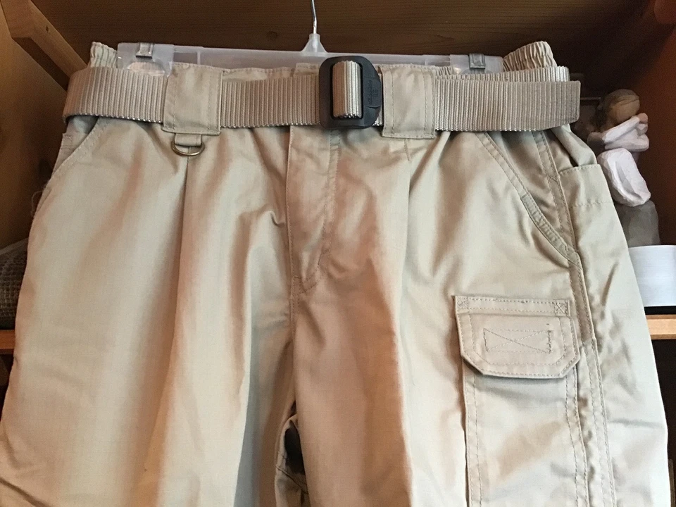 Propper Ripstop Mens Sz 28 Khaki Lightweight Tactical Pant F5243 New - Image 2 of 4