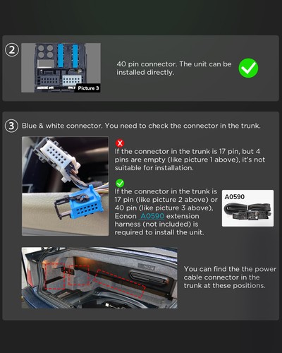 Eonon E39A13 For BMW E39 Android 13 Auto Car Stereo Radio GPS Head Unit CarPlay - Picture 19 of 21