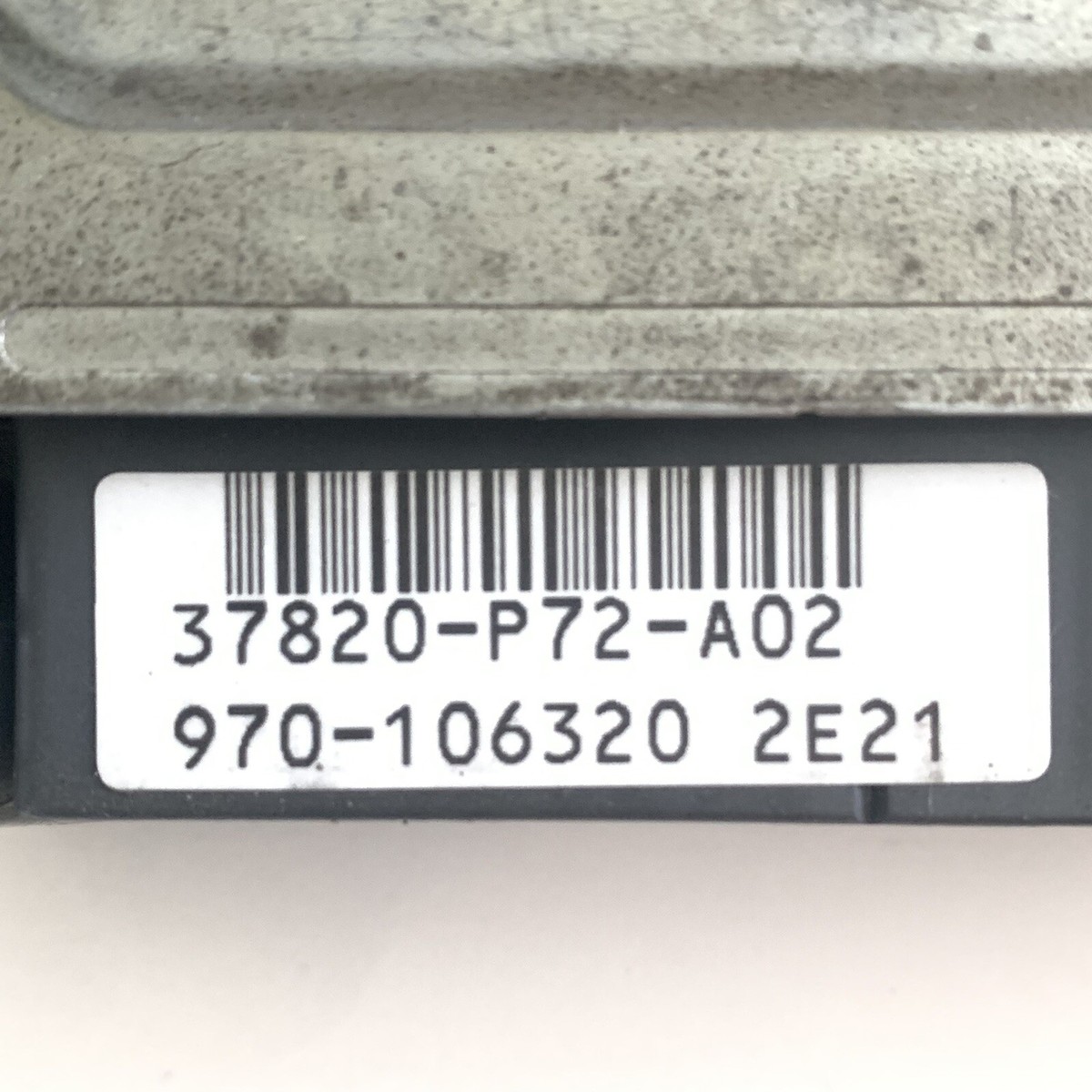 37820-P72-A02 | 1997 ACURA INTEGRA 1.8L ECM ENGINE COMPUTER PCM
