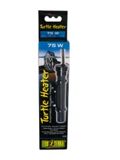 New Exo Terra Submersible Turtle Heater 75W Up To 26 Gal with Plastic Casing