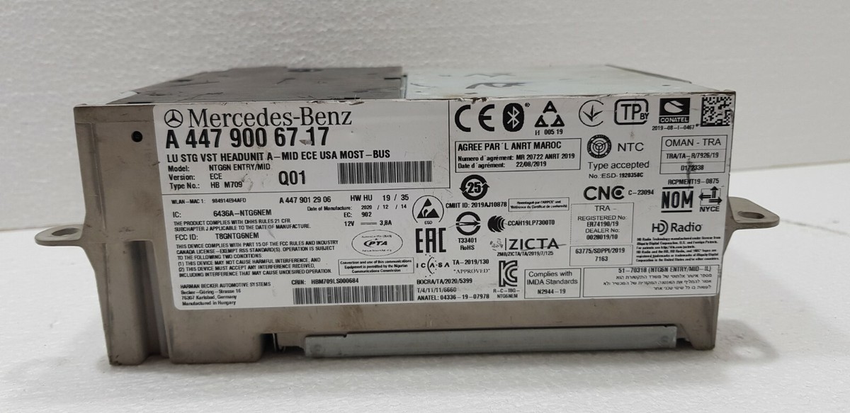 MERCEDES BENZ VITO W447 RADIO NAVIGATION A4479006717 | eBay 