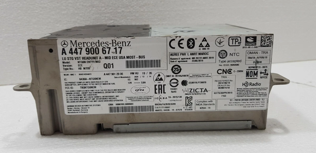 MERCEDES BENZ VITO W447 RADIO NAVIGATION A4479006717 | eBay 