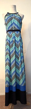 New Ann Taylor sz 4 Maxi Dress multi color print sleeveless tank 2390