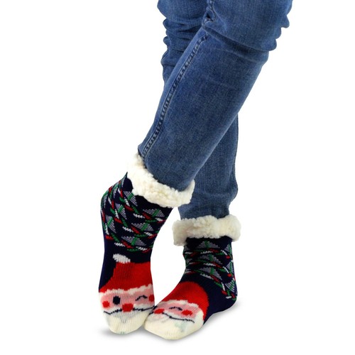 Teehee Little Kids Heat Thermal Double Layer Ski Slipper Winter Socks 3-Pack - Picture 11 of 20