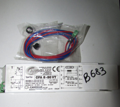 CANDELUX Typ CFA 8-80VT Nicd/NIMH 1h:1,5 AH/4,8V-6V-7,2V EN61547 (B683)