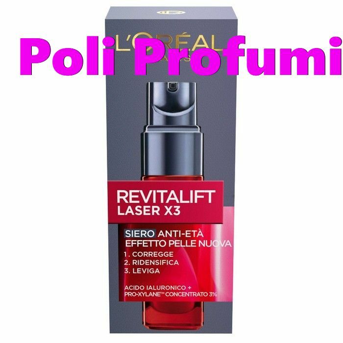 L Oreal Revitalift Laser x3 siero anti eta effetto pelle nuova 30 ml