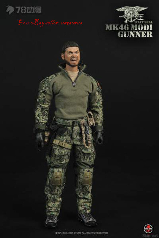 Perfect Soldier Story Ss081 1/6 Navy Seal Mk46mod1 Gunner In Perfect Soldier Story Ss081 1/6 Navy Seal Mk46mod1 Gunner In