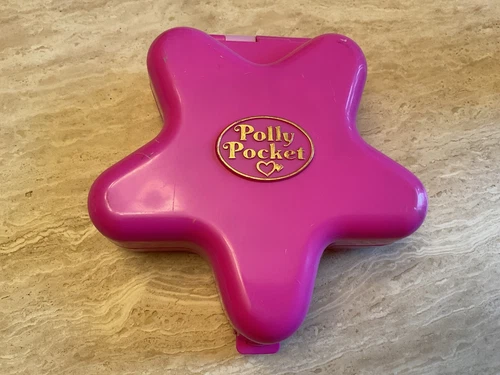 Beautiful vintage light up Polly Pocket star with figures excellent condition 