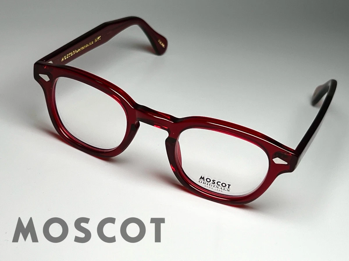 BRAND NEW MOSCOT LEMTOSH 44-140 EYEGLASSES LADIES ADULT RUBY SE PLASTIC