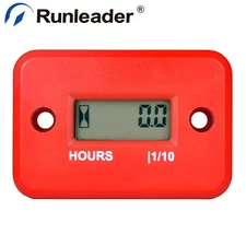 Inductive Hour Meter Maintenance Reminder Engine For Motorcycle Boat Waterproof