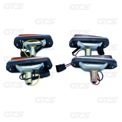 Juego de lámparas marcadoras laterales rojo + ámbar para Nissan Datsun 510 120Y 280Z B210 1968 1973 - Imagen 6 de 10
