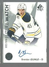 2016-17 SP Authentic #188 Brendan Guhle FW AU RC 602/999 (ref 72933)