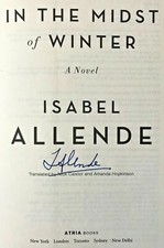 Isabel Allende, IN THE MIDST OF WINTER, 2017 HCDJ 1ST.1ST *SIGNED* Event Signed!