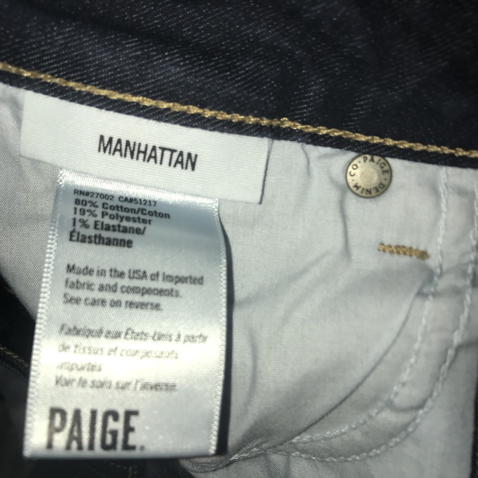 Купить PAIGE DENIM SIZE 28 MANHATTAN 