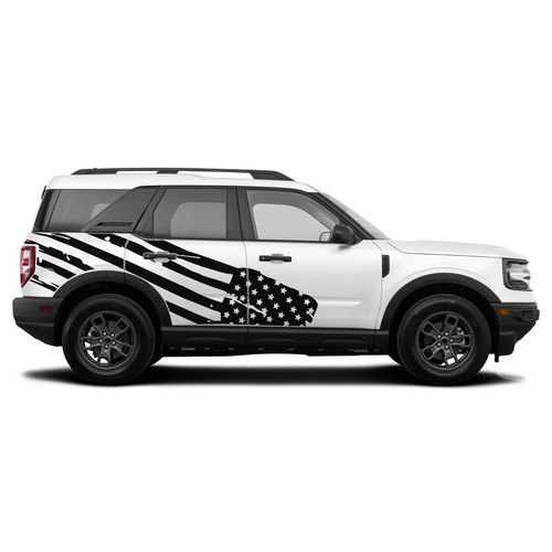 US flag graphics stickers decals compatible with Ford Bronco Sport - Picture 14 of 15