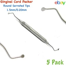 5 Dental Cord Packer 0.20mm/Ǿ1.5mm Gingival Retraction Periodontal