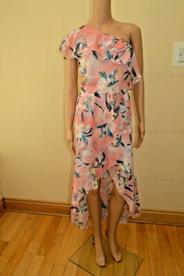 lipsy one shoulder floral dress