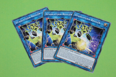 Yu-Gi-Oh! Playset Blazing Vortex #085 Stahlstern Regler Common 3x Deutsch