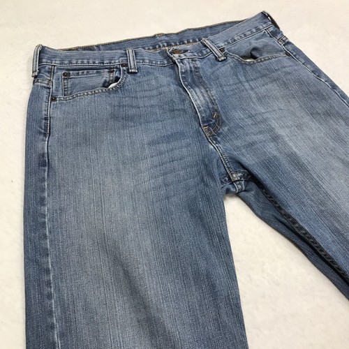 '12 LEVIS 569 Jean Men 34x34 (34x33) Loose Straight Light Wash Grunge Skate - Picture 6 of 19