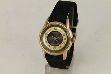 WWII 1940's HARKOSO German Military Soldier Wrist Watch 20 Micron Gilded