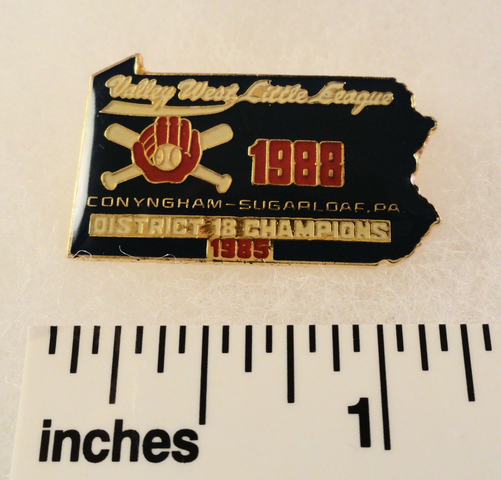 3 Little League Baseball PINs PA D23 D21 D18 RockHolland SugarLoaf