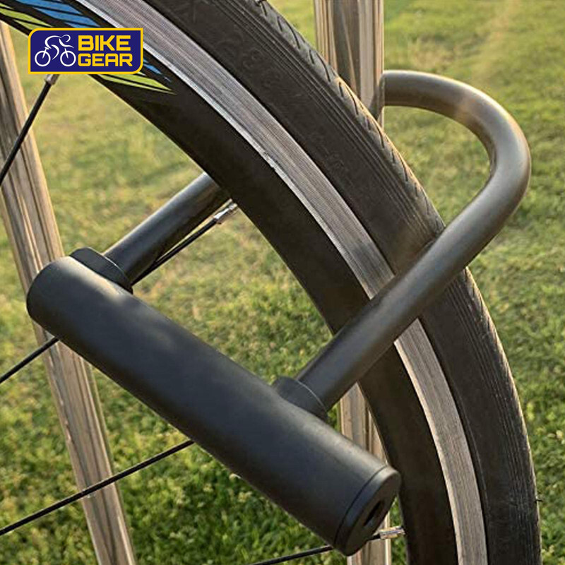 U Shaped Bike Lock With Two Keys Heavy Duty Cable With Bracket Bicycle