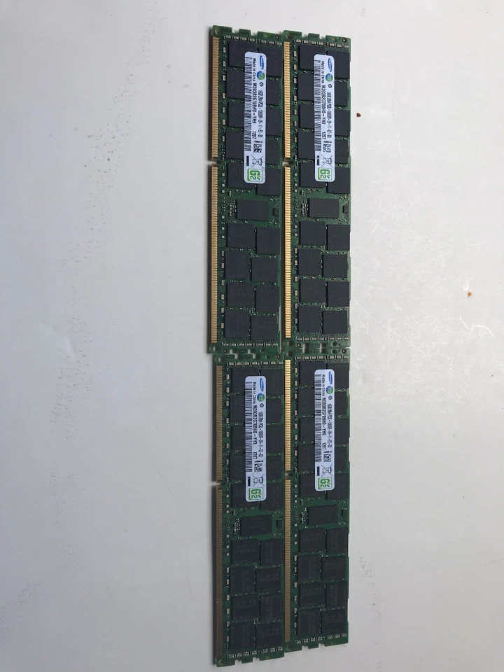 Samsung Lot Of(4)16GB 2Rx4 PC3L-10600R DDR3 M393B2G70BHO-YH-9 - Image 4 of 4