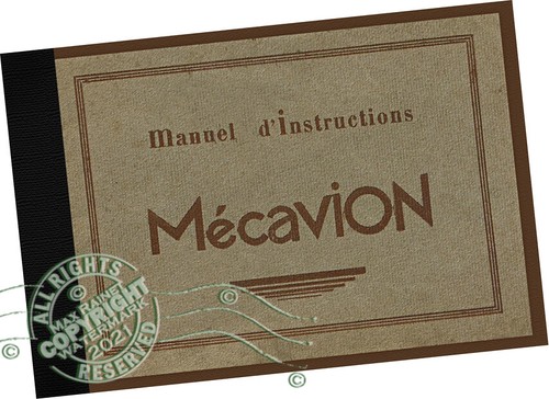 Mecavion (1930) Instrucciones Manuel * Avion Jouets * Catálogo * Aviones de juguete - Imagen 1 de 12
