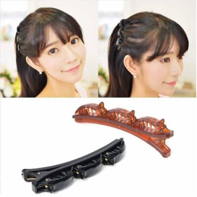 Double Layers Twist Band 6Pcs Black Brown French Braider Hair Tool Plait