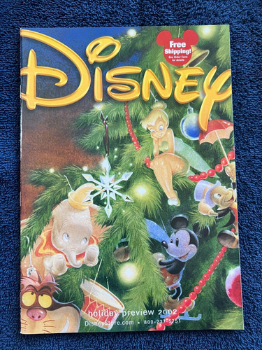 Disney Store Catalog Holiday Preview 2002 ~ PB VG