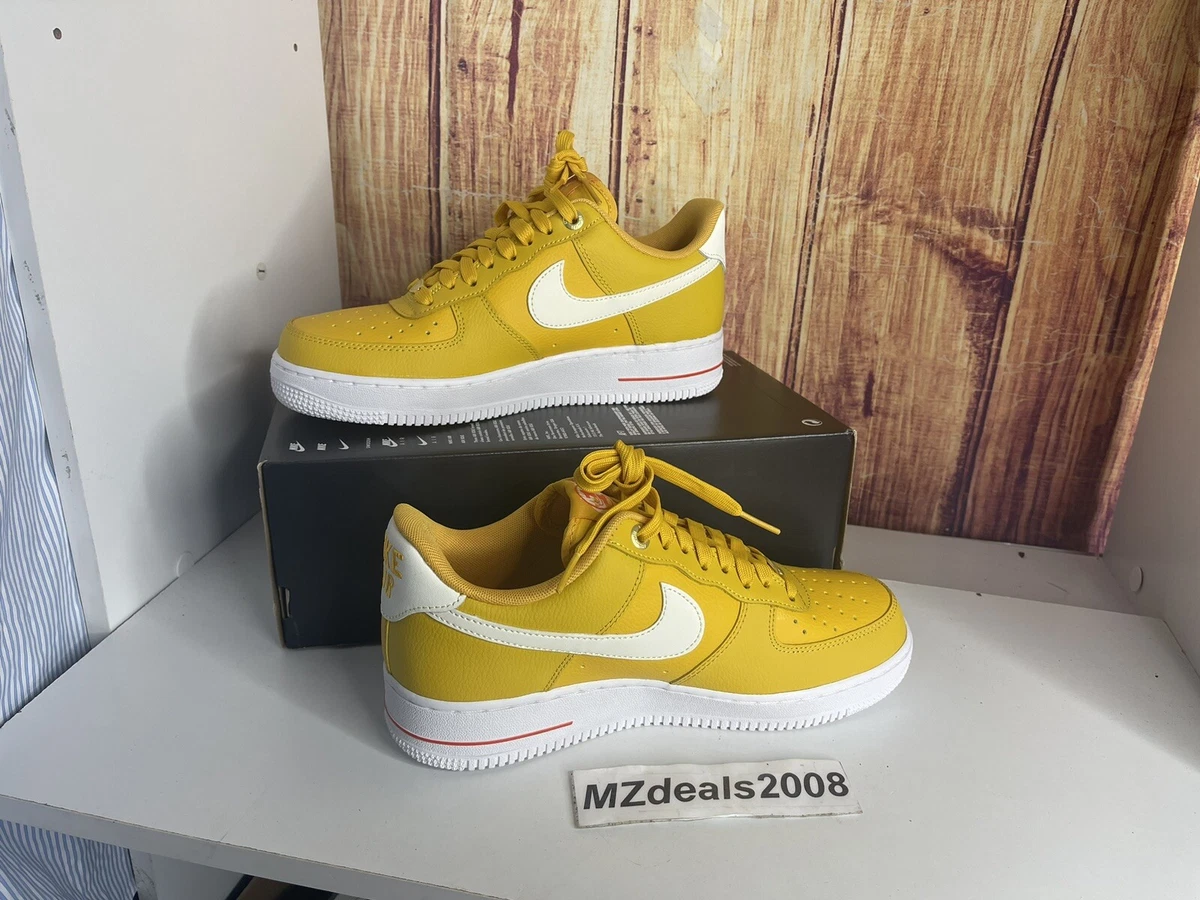 Nike Air Force 1 I Low 07 SE 40th Anniversary Yellow Ochre Sail