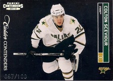 Dallas Stars 11/12 Contenders Colton Sceviour Calder Contenders /100 Gold
