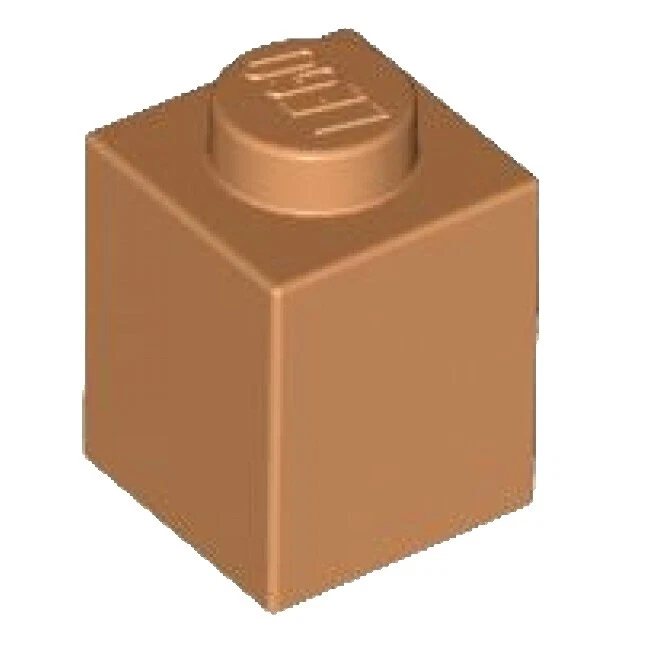 Plástico marrón ladrillos LEGO (r), piezas y piezas