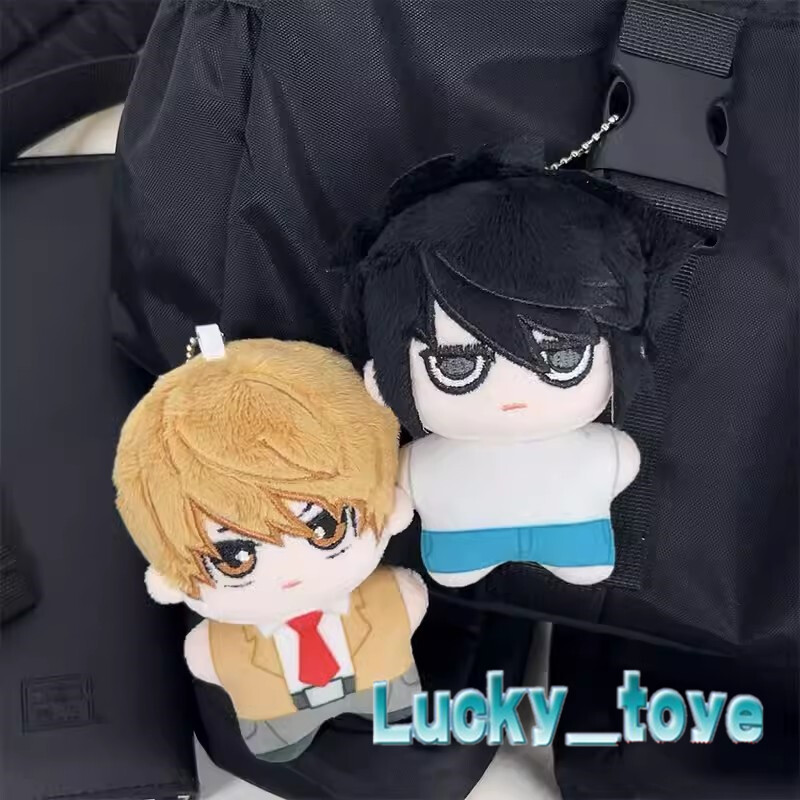 10cm DEATH NOTE Yagami Light L·Lawliet Plush Doll Hanging