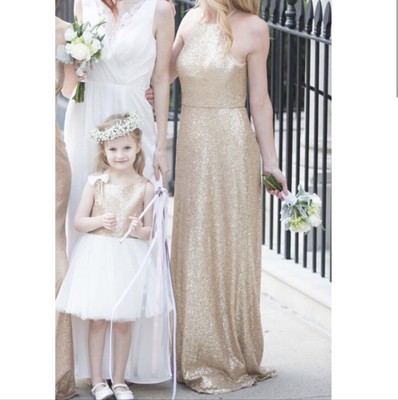 light gold bridesmaid dresses