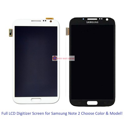Full LCD Digitizer Screen Display Replacement part for Samsung Galaxy Note 2 II
