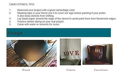 DIY Decorative Stencil Template for Painting on Walls Furniture Crafts Family... - Picture 3 of 3
