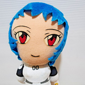 Neon Genesis Evangelion Rei Ayanami Plush Toy SEGA 1995 Toy Japan Plug Suit TAG