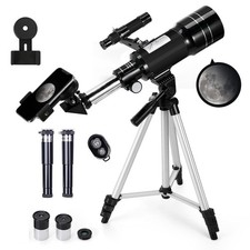 Telescope for Kids  Adults, 70mm Aperture 300mm Telescopes for Astronomy Beg...