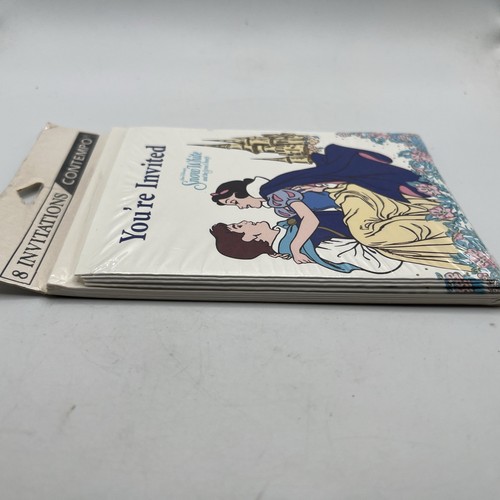 Vintage Disney Contempo Schneewittchen und die sieben Zwerge Einladungen - 8er Pack - Bild 5 von 5