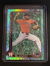 🔥Ronel Blanco 2025 Topps Series 1 #341 Easter Holiday Egg Green Foil Astros