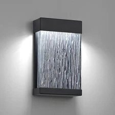 Eurofase 11 1/2" High Black LED Outdoor Wall Light