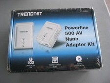 TRENDnet 500Mbps Powerline 500 AV Adapter Kit TPL-406E2K/A - FREE SHIPPING