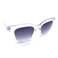 Nike NEW Myriad EV1153 900 Translucent Clear Sunglasses Black Lens 52-21 140