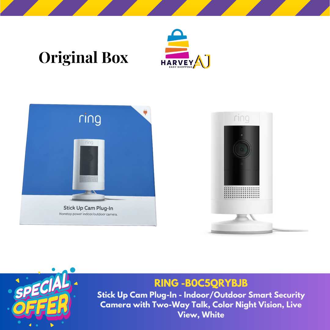 Ring Stick Up Indoor Security Camera Ring Ring Stick Ring Doorbell - Main Image