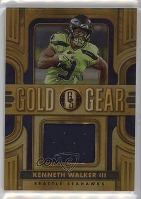 2023 Panini Gold Standard Gold Gear /299 Kenneth Walker III #GG-KW 1z6