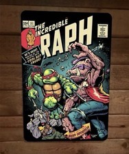 New 8 X 12 TEENAGE MUTANT NINJA TURTLES Metal Wall Sign BEBOP Tin ROCKSTEADY Art