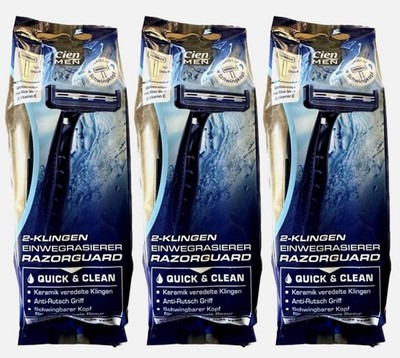 Cien Men RAZORGUARD Einwegrasierer, 40 Stück, 2-Klingen System