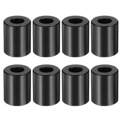 8 Stück M6 Aluminium Abstandshalter M6 IDx1/2'' ODx5/8'' Länge Schwarz