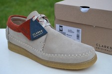 Clarks Originals BNIB Mens Shoes WEAVER Sand Combi UK 9.5 / 44